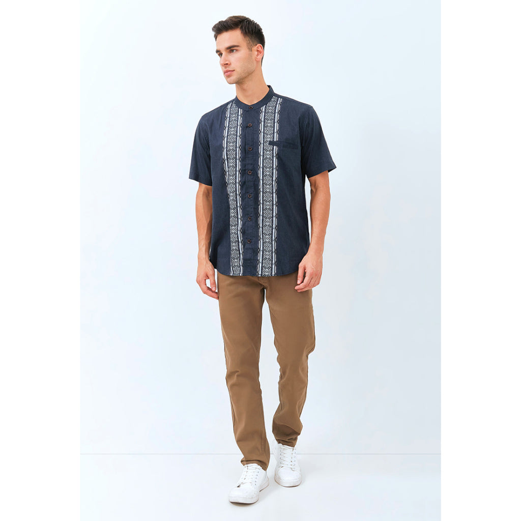 Carvil Baju Koko Man AQIL-BLU