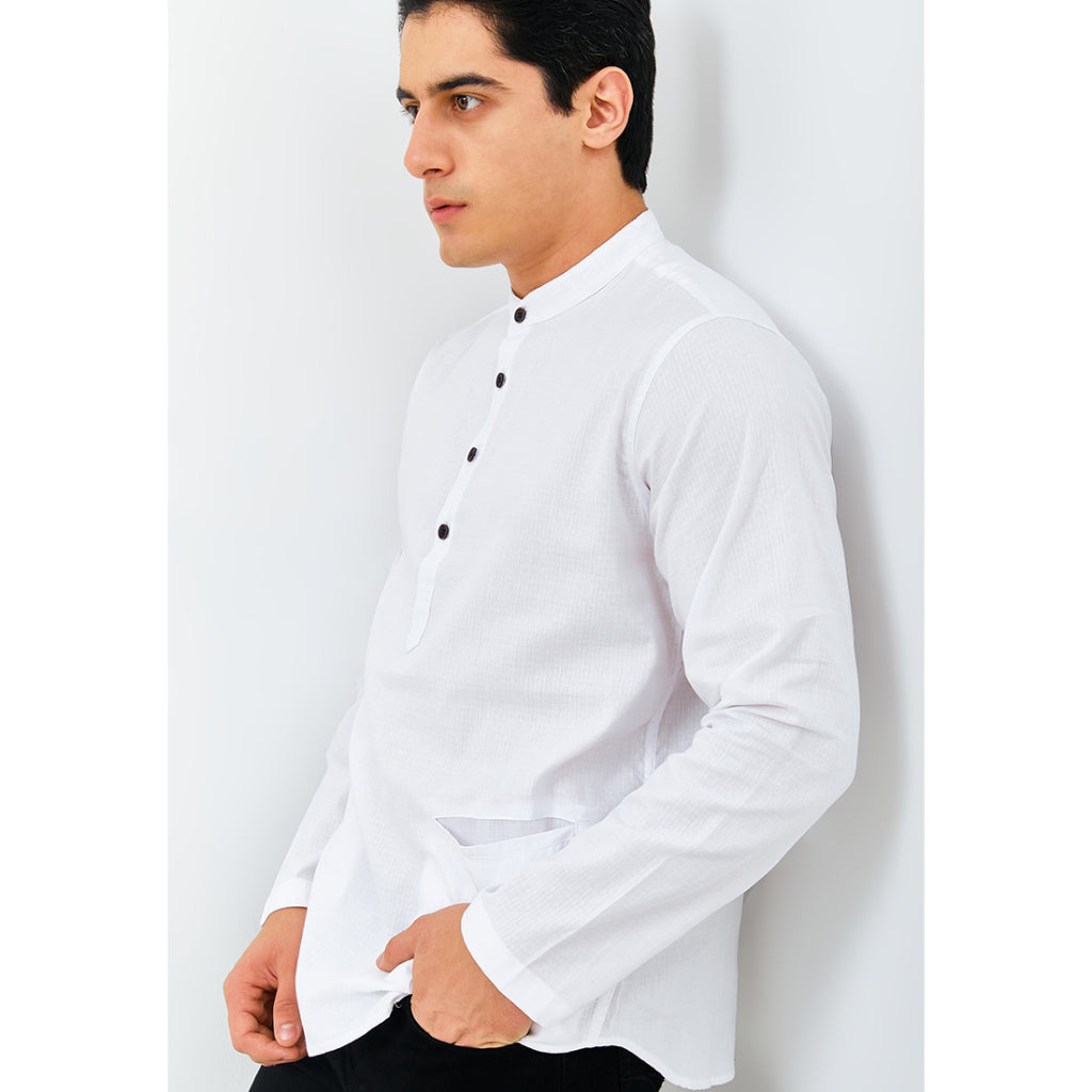 Carvil Baju Koko Man AQILA-WHT