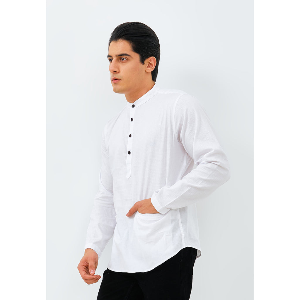Carvil Baju Koko Man AQILA-WHT