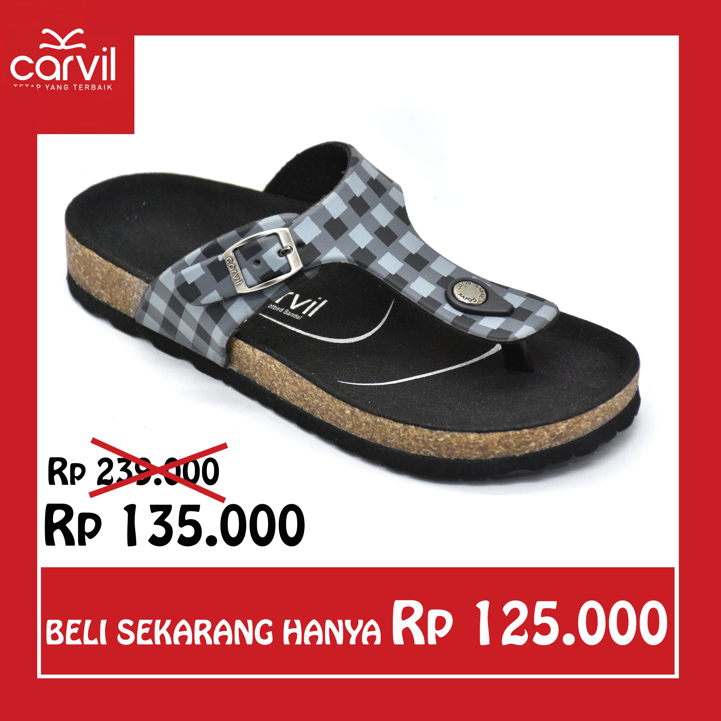 Carvil Sandal Anak ARCAPA-01 TP BLACK