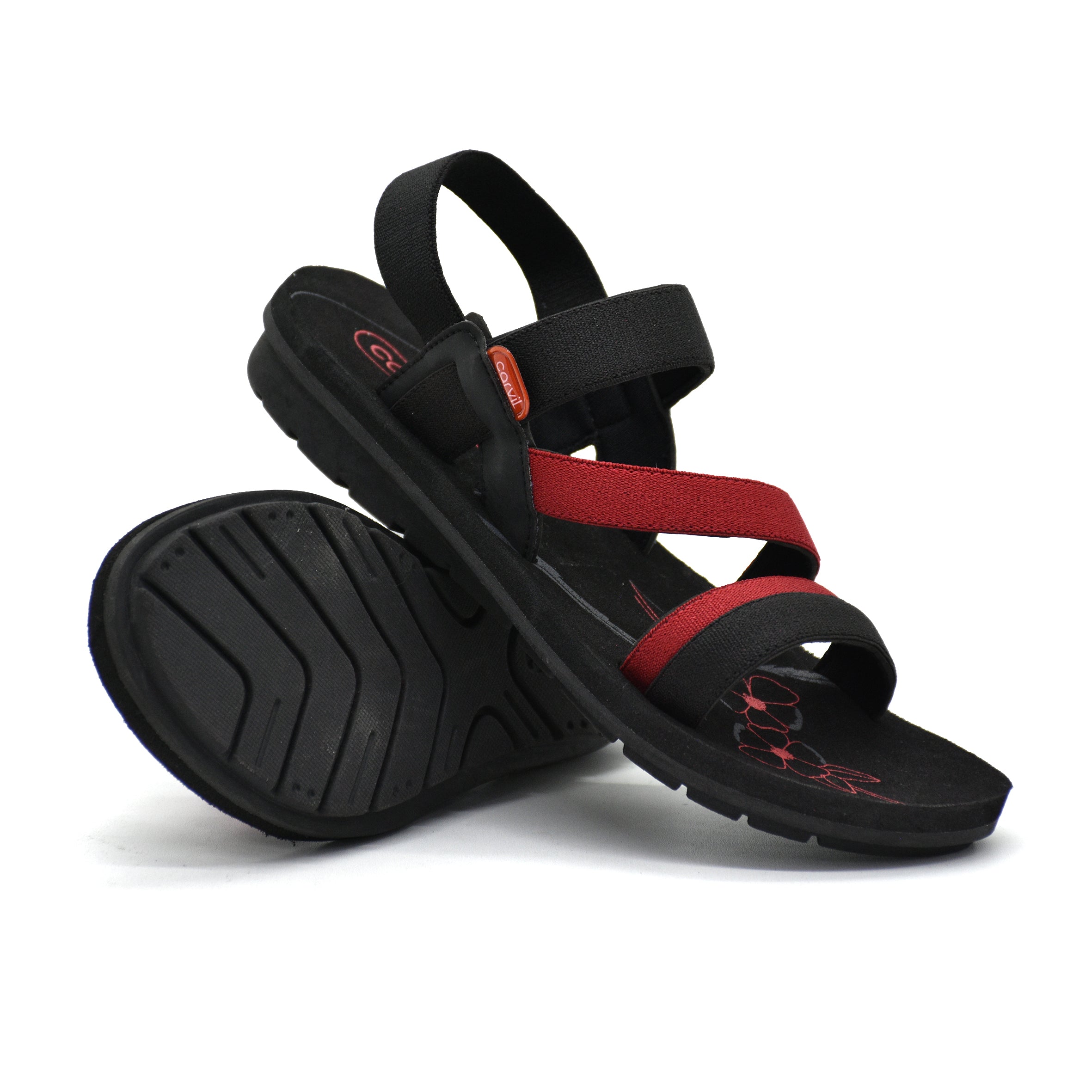 Carvil Sandal Anak ATASYA-TWB BLACK/RED