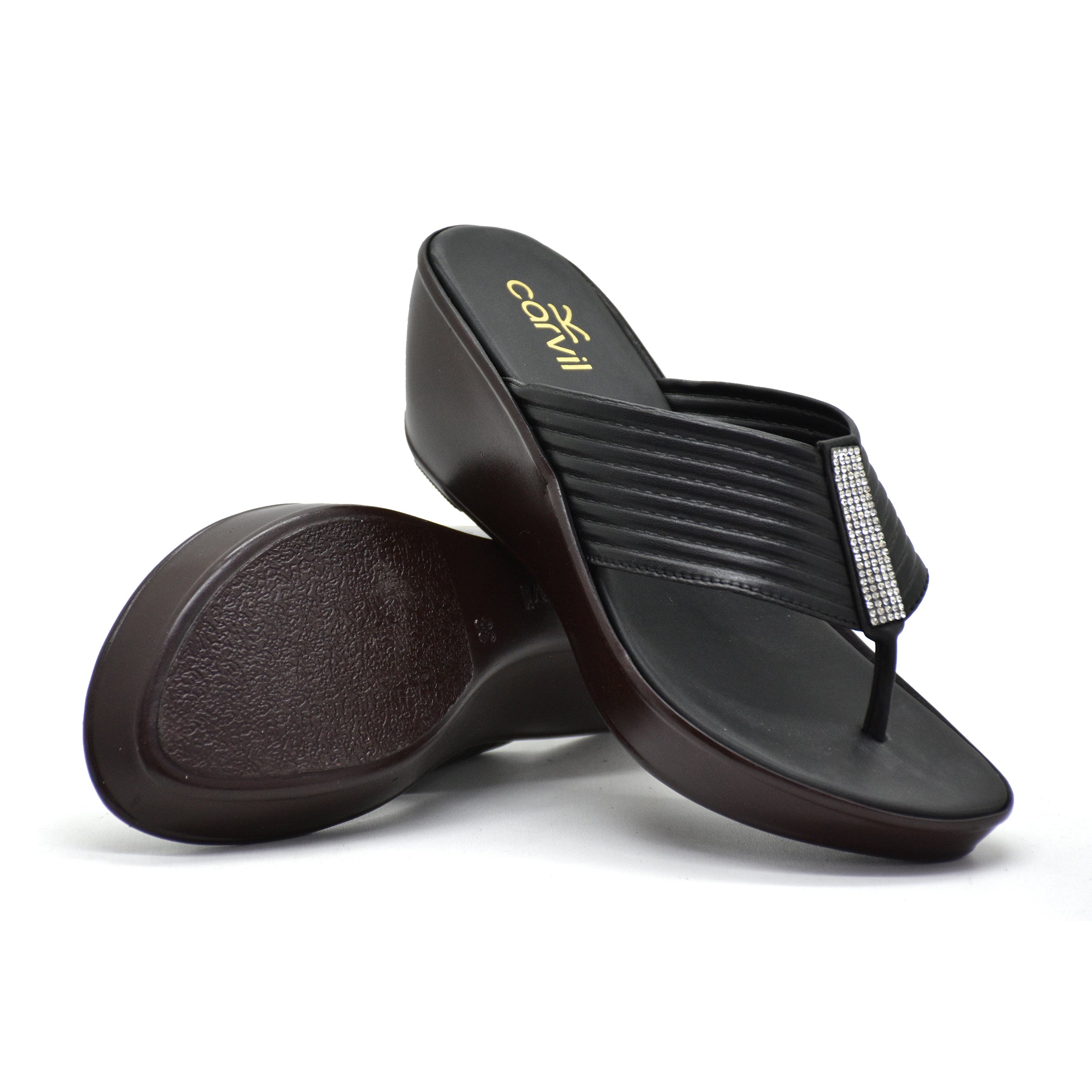 Carvil Sandal Wanita AURISTELA-01 L BLACK