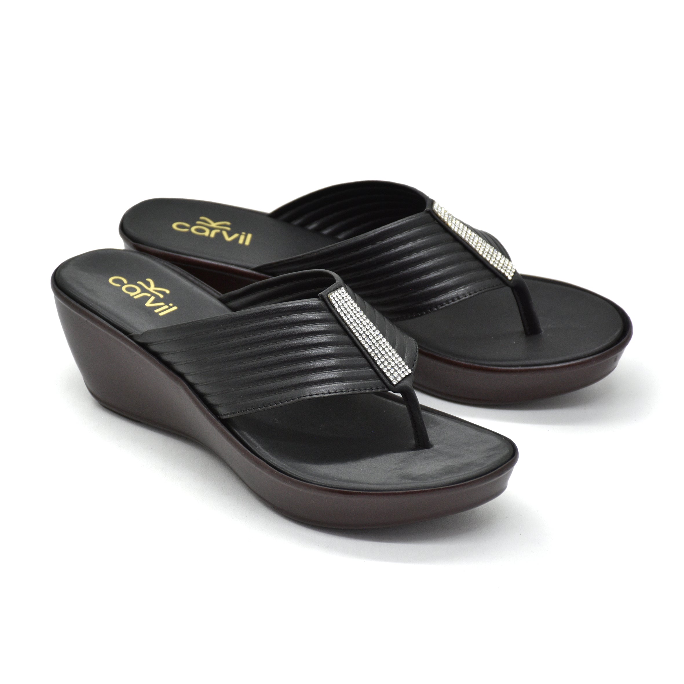 Carvil Sandal Wanita AURISTELA-01 L BLACK