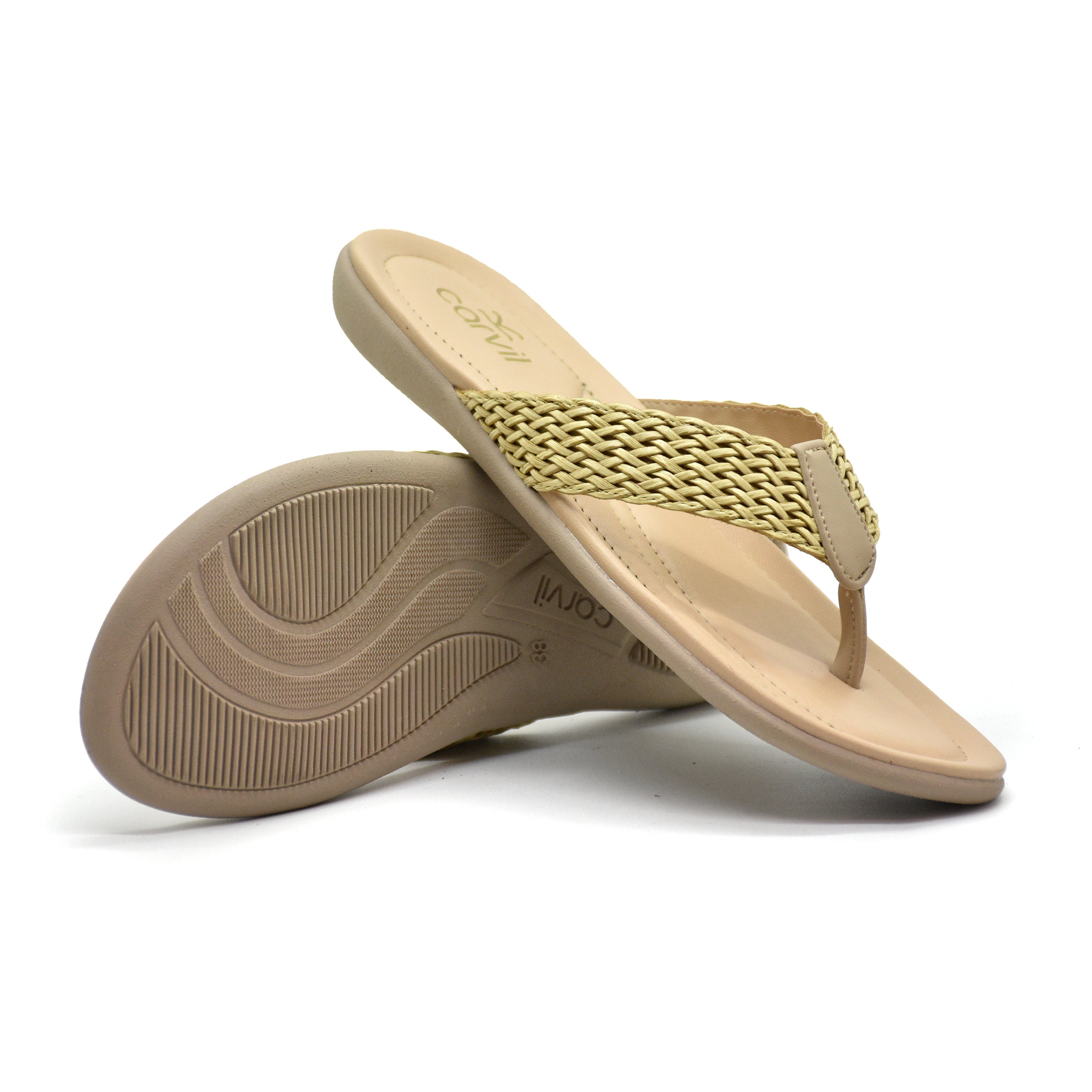 Carvil Sandal Wanita AZURA-01 L BEIGE