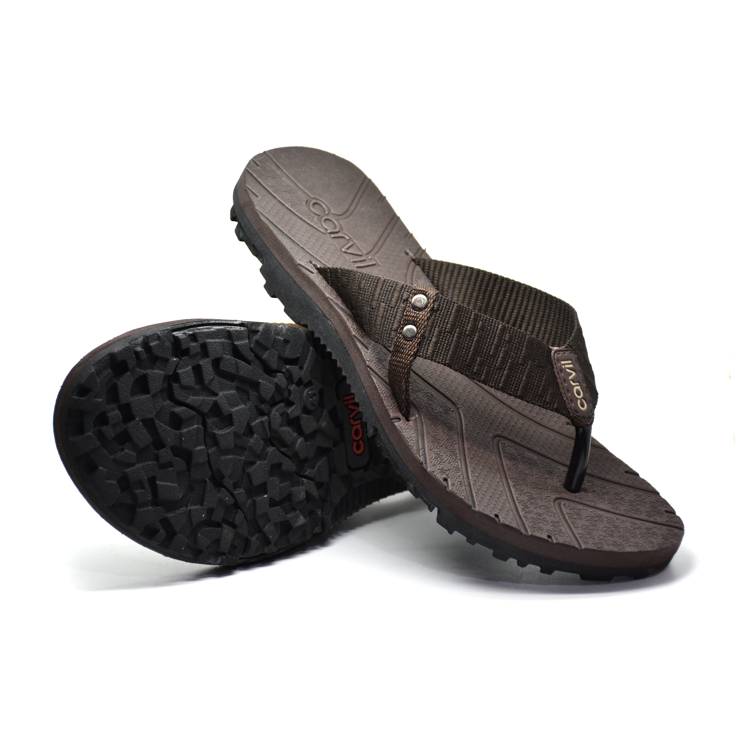Carvil Sandal Pria BALENO-M BROWN/BEIGE