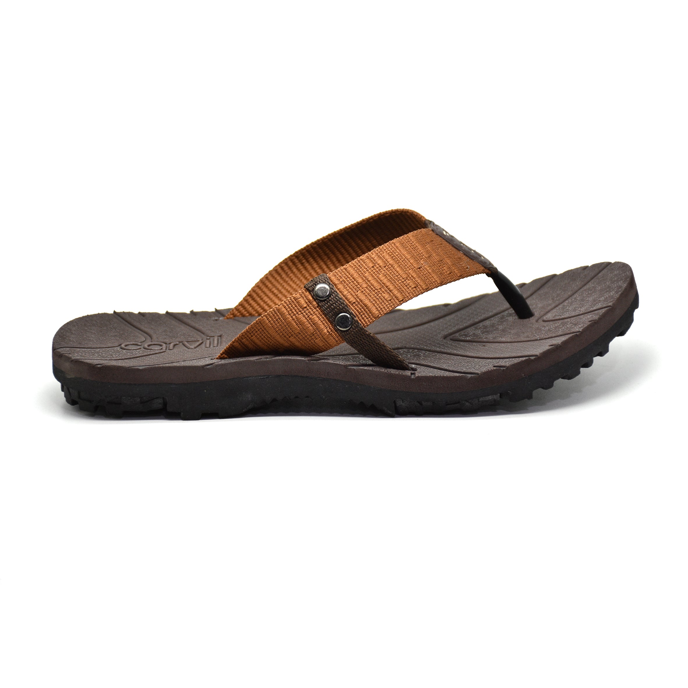 Carvil Sandal Pria BALENO-M STONE/BROWN