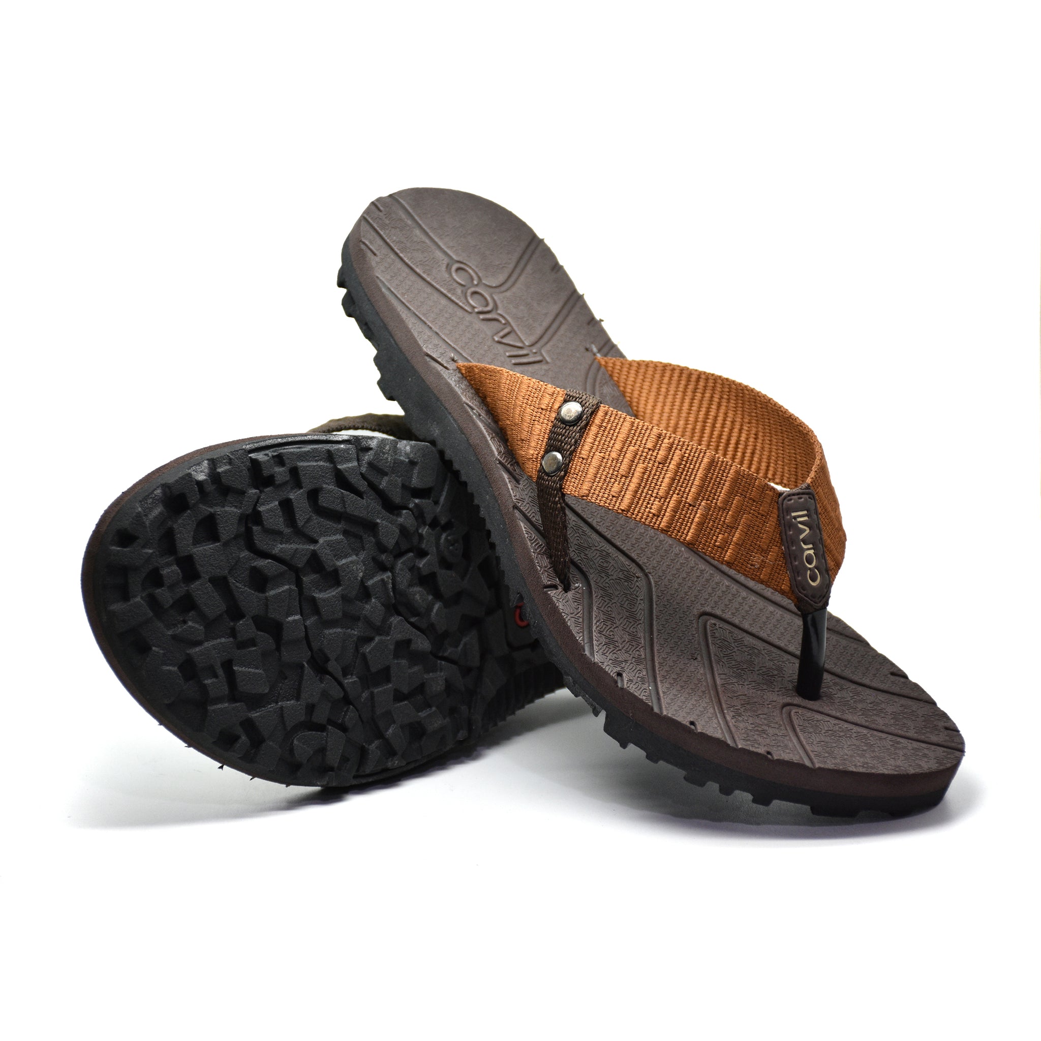 Carvil Sandal Pria BALENO-M STONE/BROWN