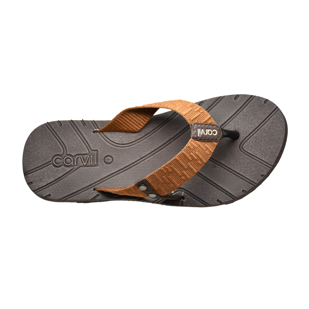 Carvil Sandal Pria BALENO-M STONE/BROWN