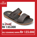 Carvil Sandal Pria BERLION-02 M DARK BROWN