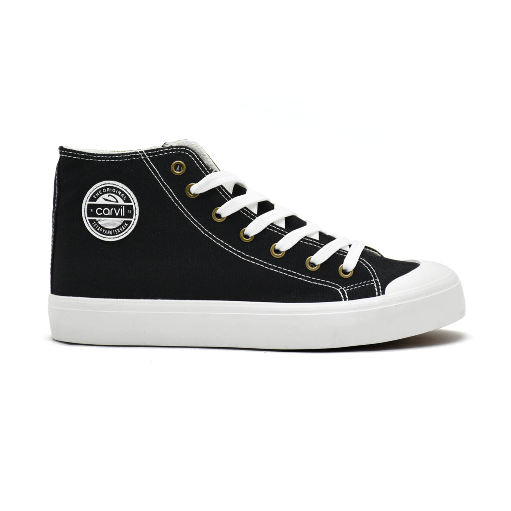 Carvil Sepatu Pria BERTO-SM-BLACK/WHITE