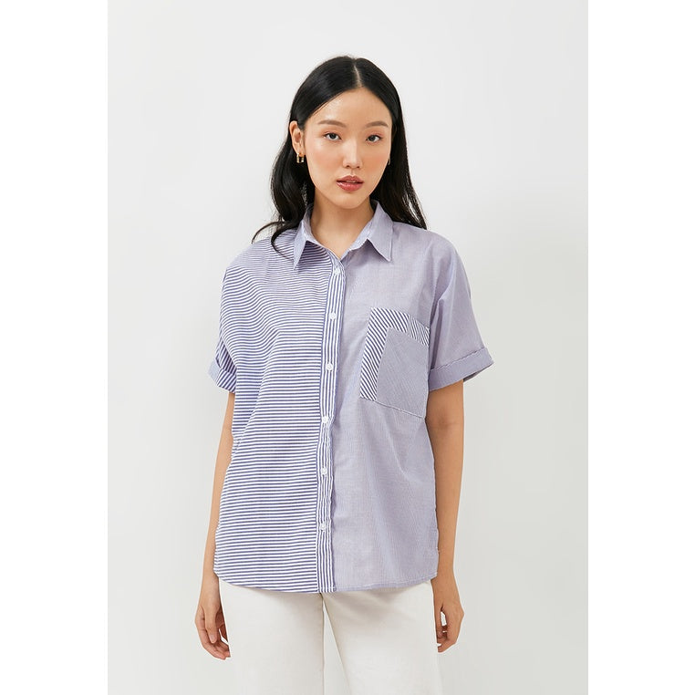 Carvil Kemeja Wanita  BITSY-BLU