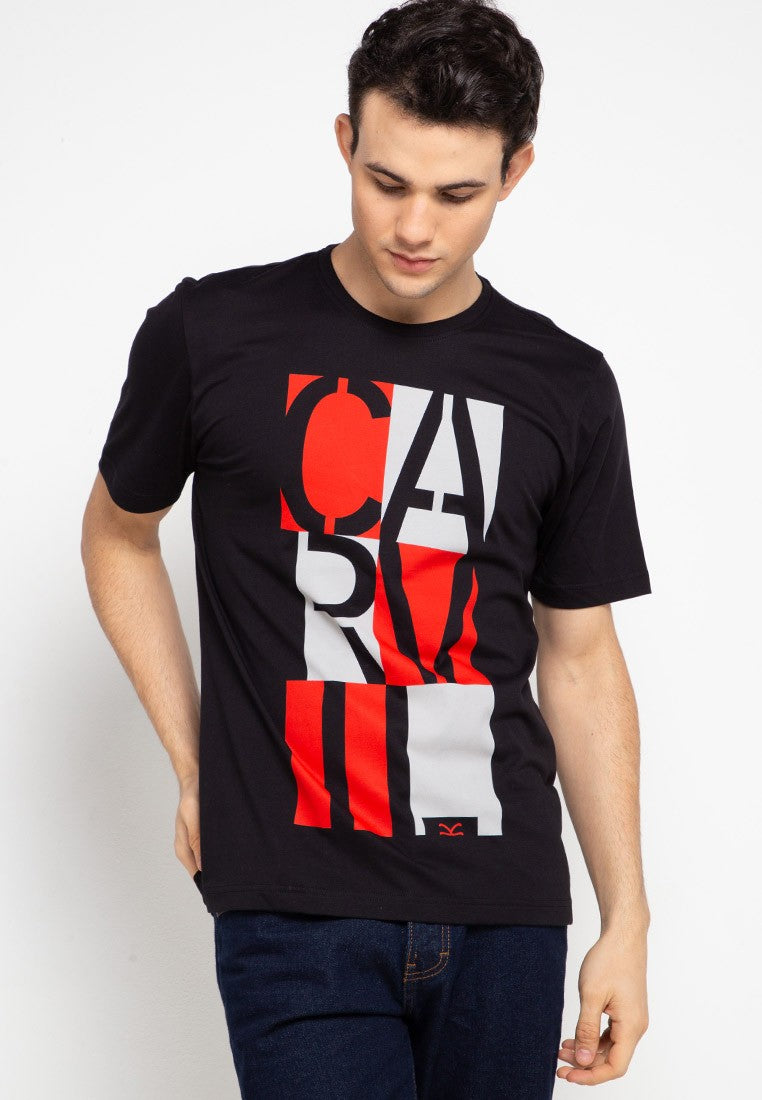 Carvil Kaos Pria BLOCK-BLK