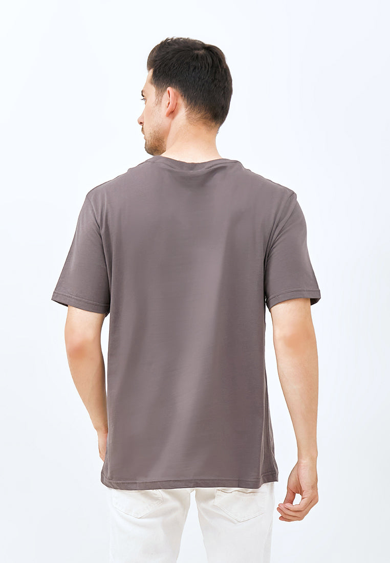 Carvil T-shirt Man Brick - Charcoal