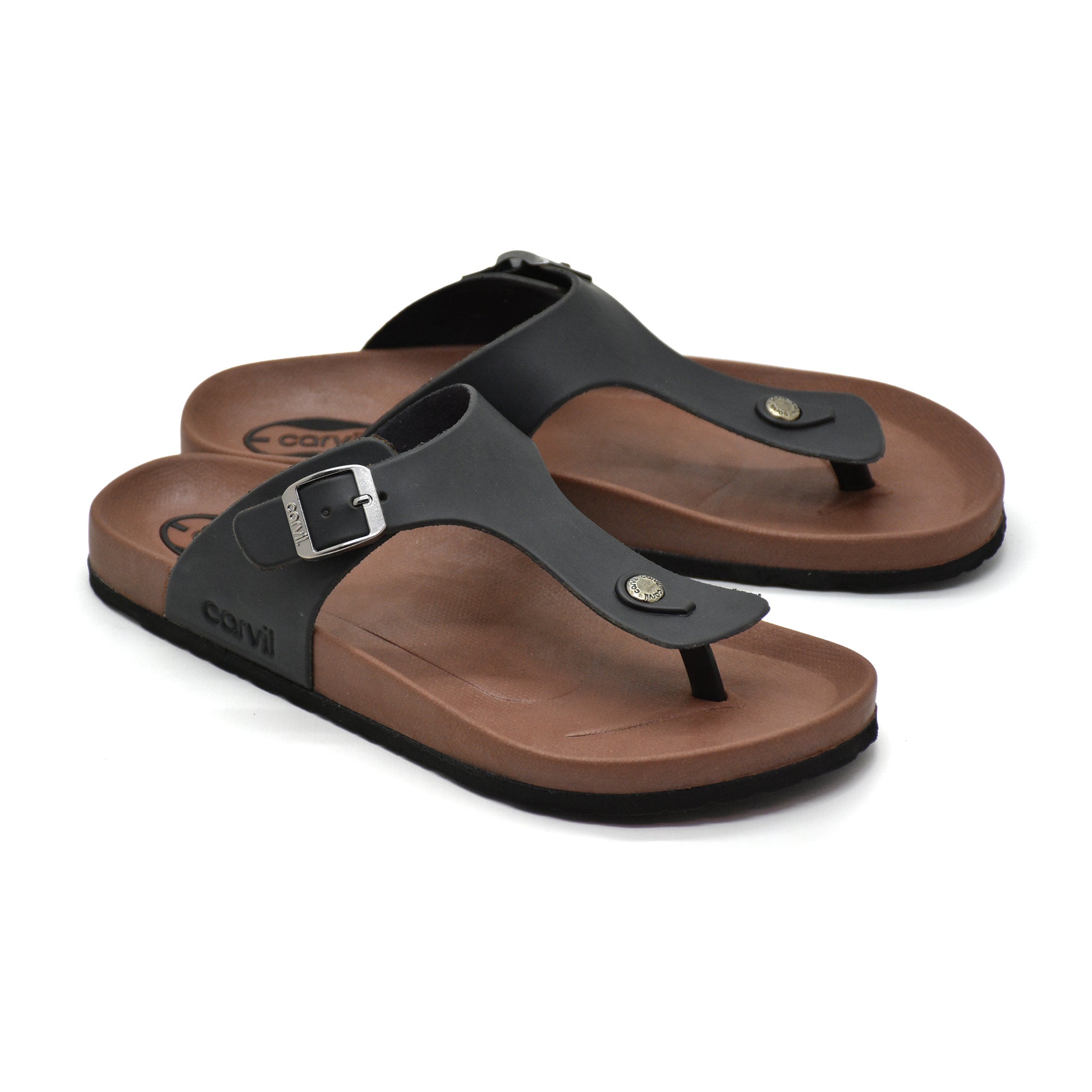 Carvil Sandal Pria BRISTON-01 M BLACK