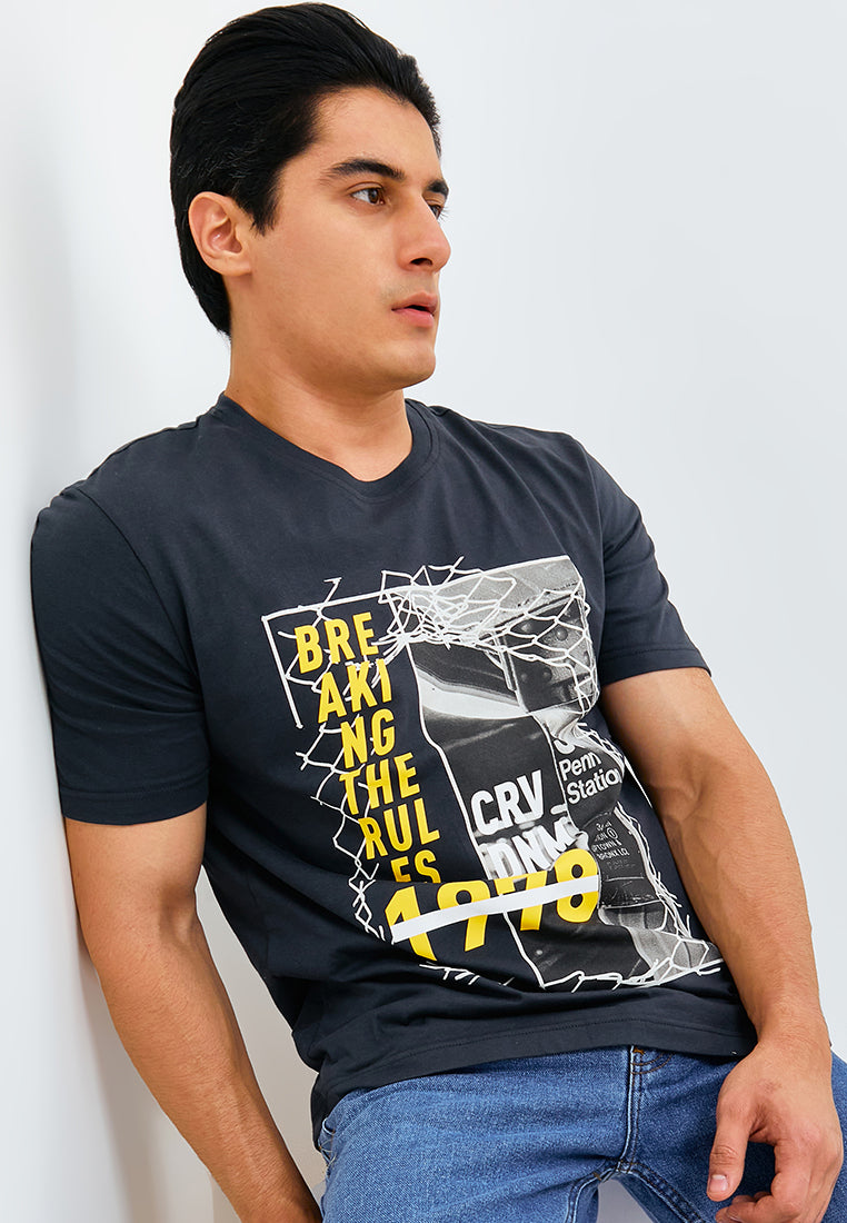 Carvil T-Shirt Man BRONX-CHR (CHARCOAL)