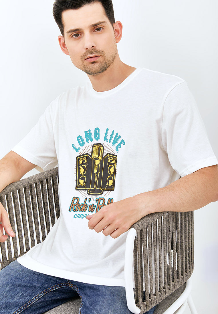 Carvil Tshirt Man Caelo - 07B - White