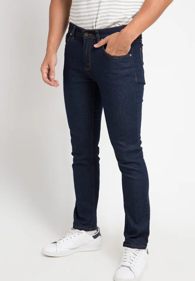 Carvil Jeans Pria KAZU-10 DARK BLUE