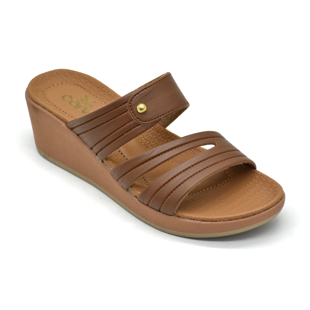 Carvil Sandal Wanita CHARISTA-02 L BROWN