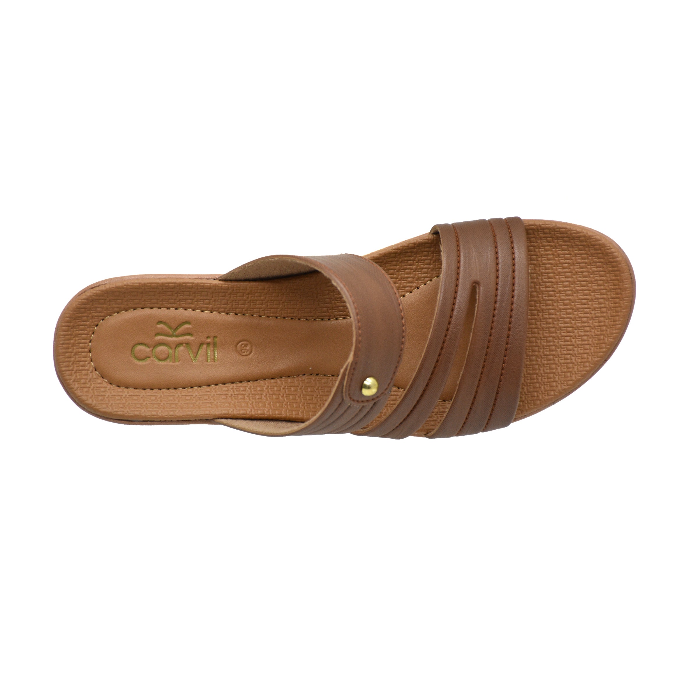 Carvil Sandal Wanita CHARISTA-02 L BROWN
