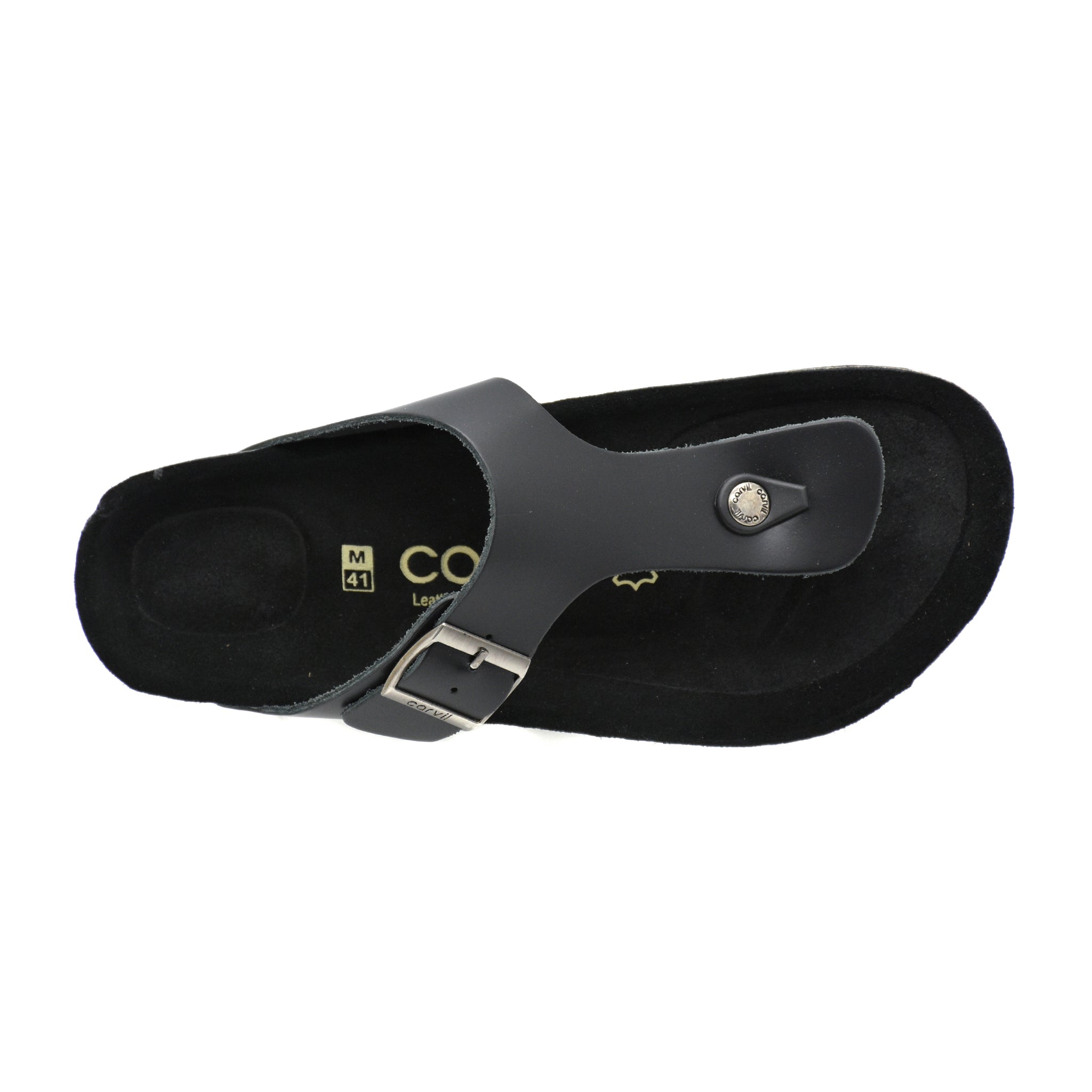 Carvil Sandal Footbed Pria COLORADO-01M BLACK