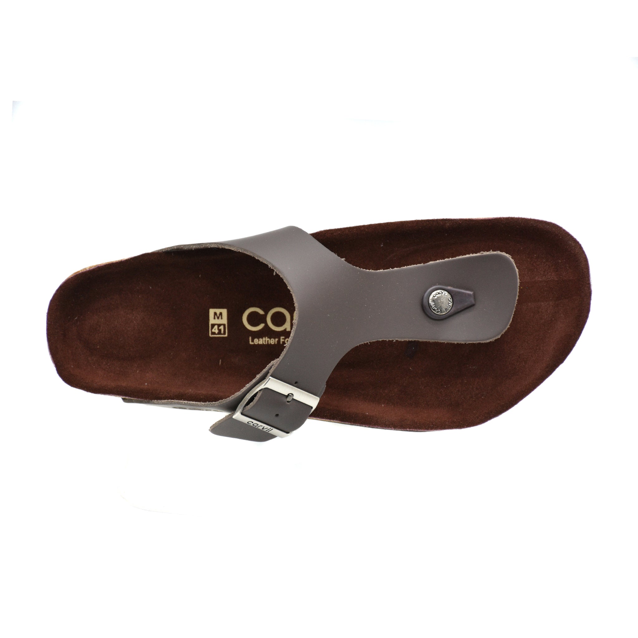 Carvil Sandal Footbed Pria COLORADO-01M BROWN