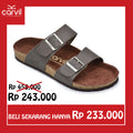 Carvil Sandal Footbed Pria COLORADO-02M BROWN