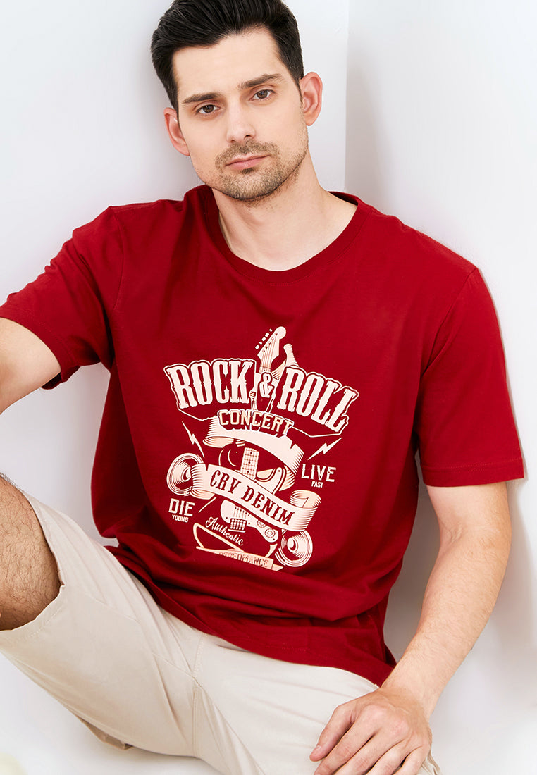 Carvil T-Shirt Man CONCER-MAR MAROON