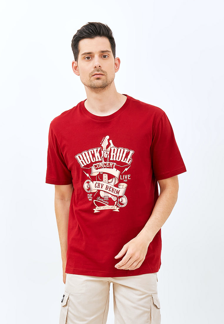 Carvil T-Shirt Man CONCER-MAR MAROON