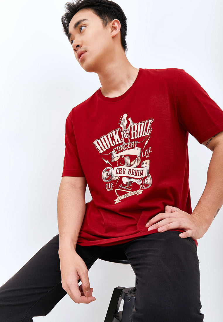 Carvil T-Shirt Man CONCER-MAR MAROON