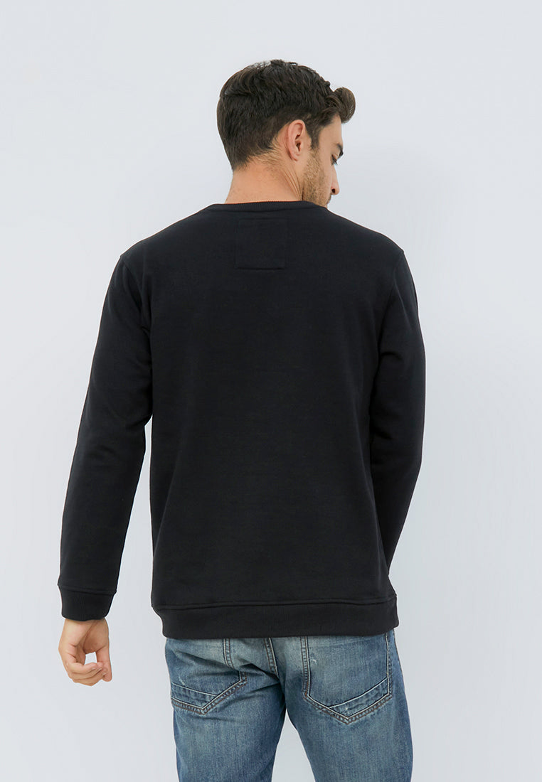 Carvil Sweater Pria CRUZ-BLK