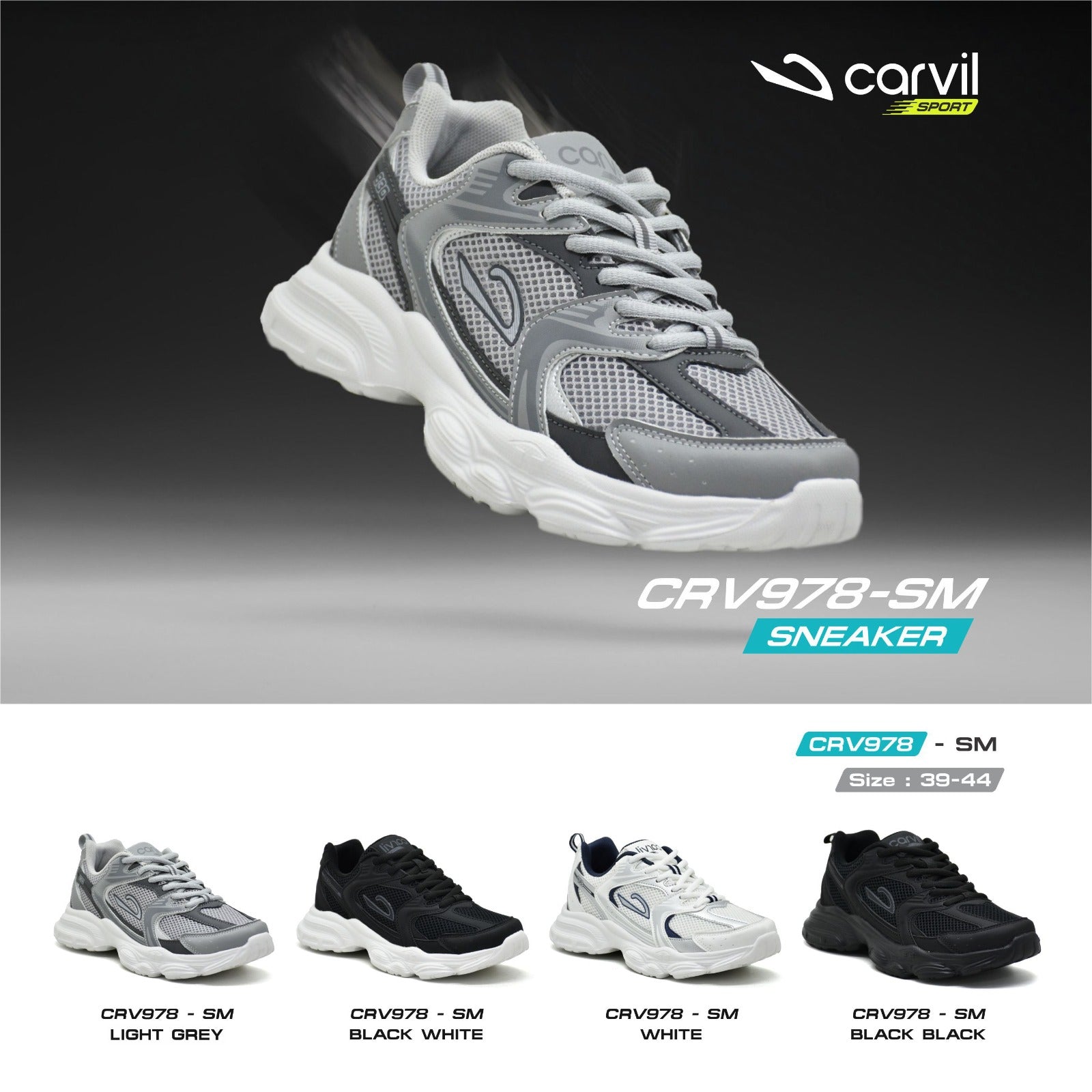 Carvil Sepatu Pria CRV 978 - SM - Casual Sneaker Man