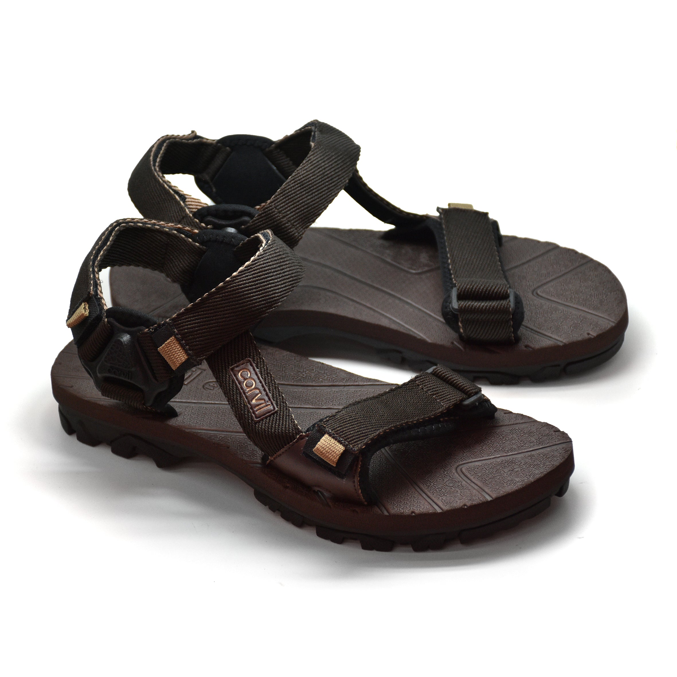 Carvil Sandal Gunung Pria CYBERIC-GM BROWN/BEIGE