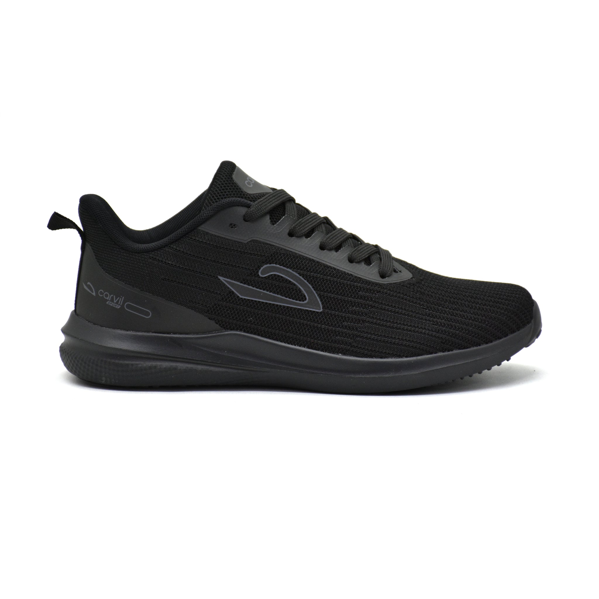 Carvil Sepatu Pria CLOVIS-SM BLACK/BLACK