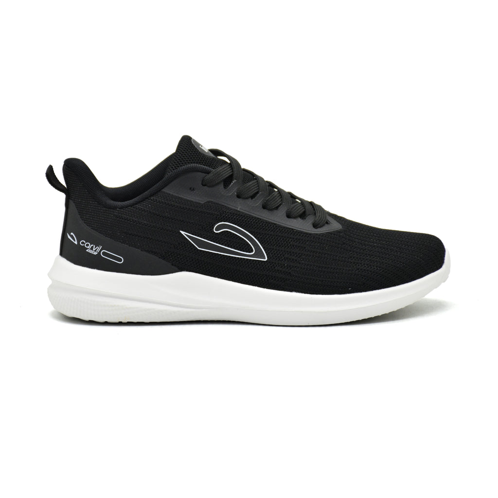 Carvil Sepatu Pria CLOVIS-SM BLACK/WHITE