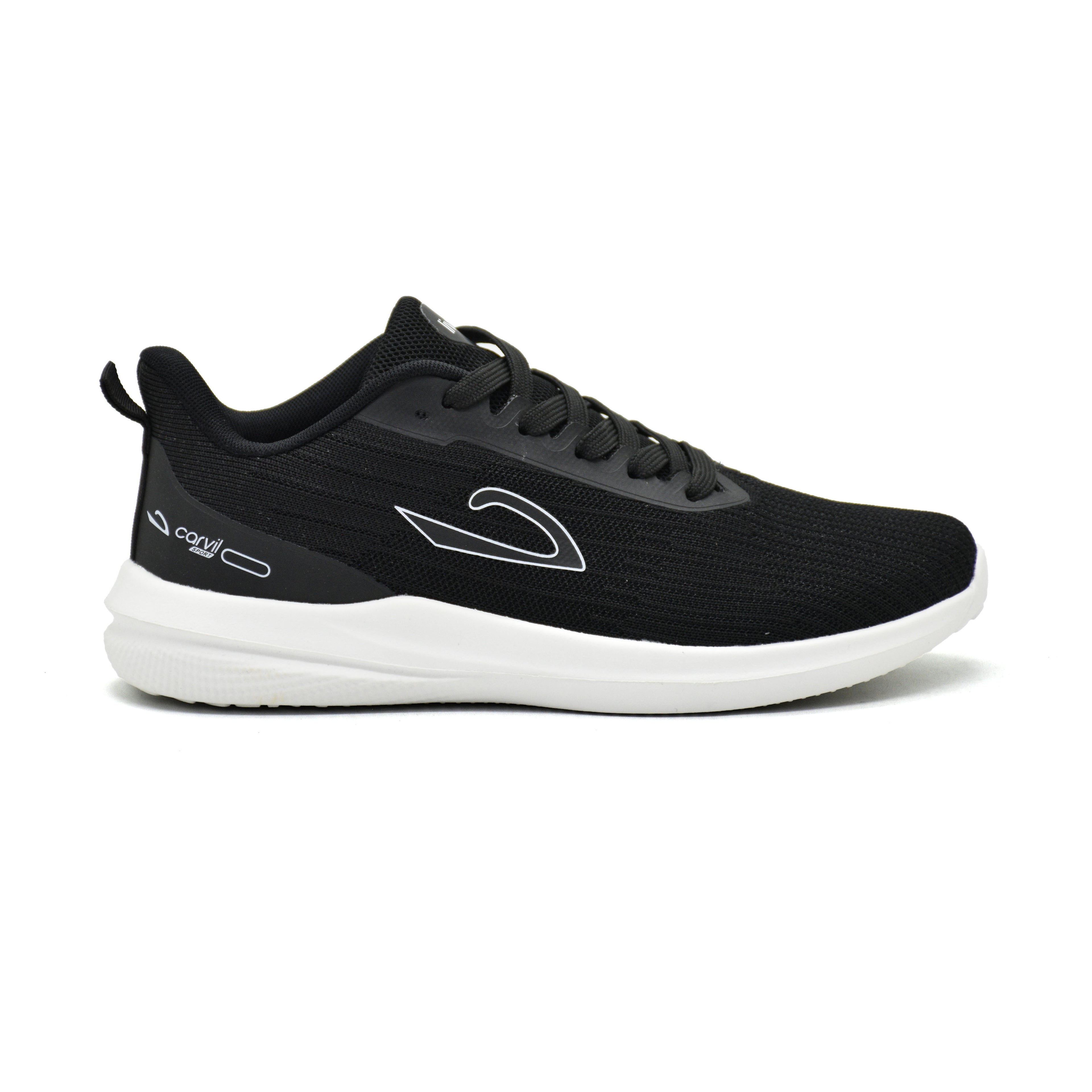 Carvil Sepatu Pria CLOVIS-SM BLACK/WHITE