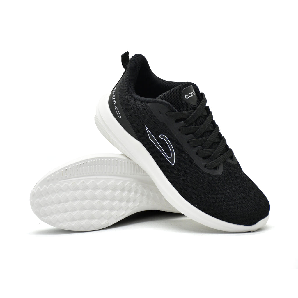 Carvil Sepatu Pria CLOVIS-SM BLACK/WHITE