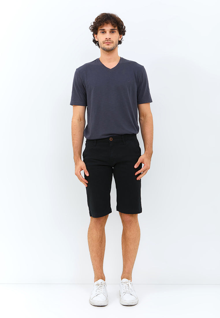 Carvil Celana Pria Bermuda DEKU - BLACK