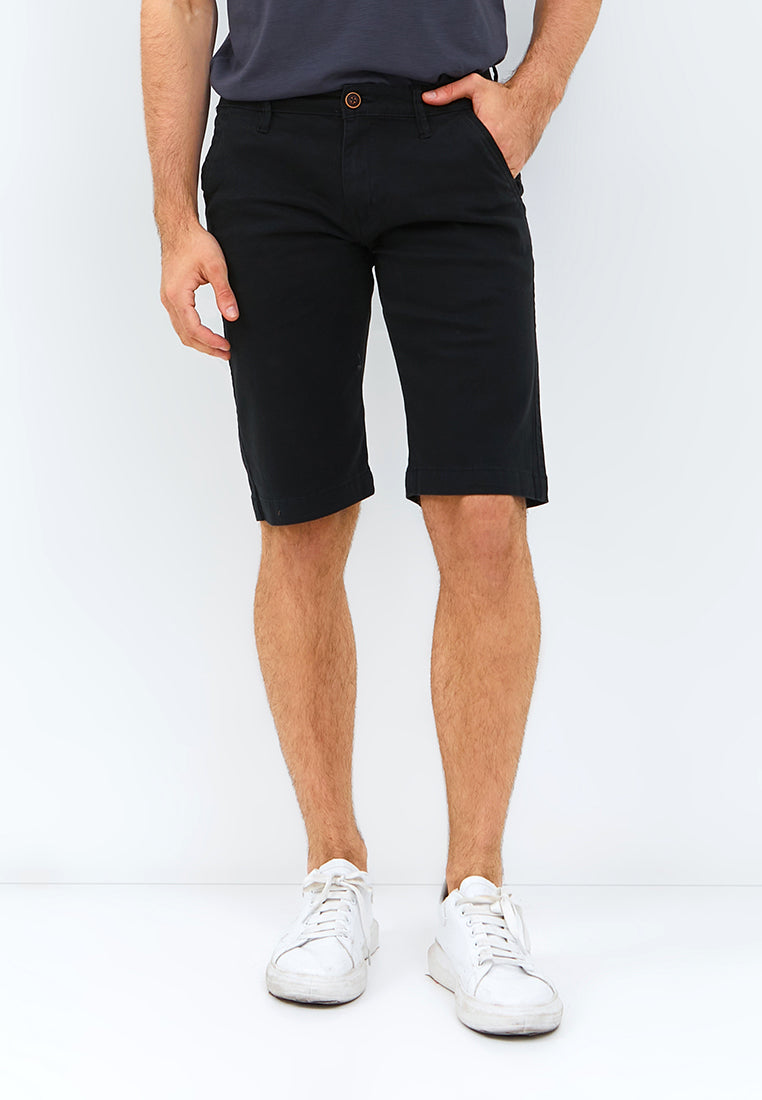 Carvil Celana Pria Bermuda DEKU - BLACK