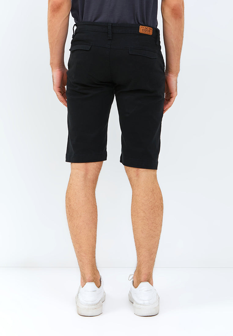 Carvil Celana Pria Bermuda DEKU - BLACK