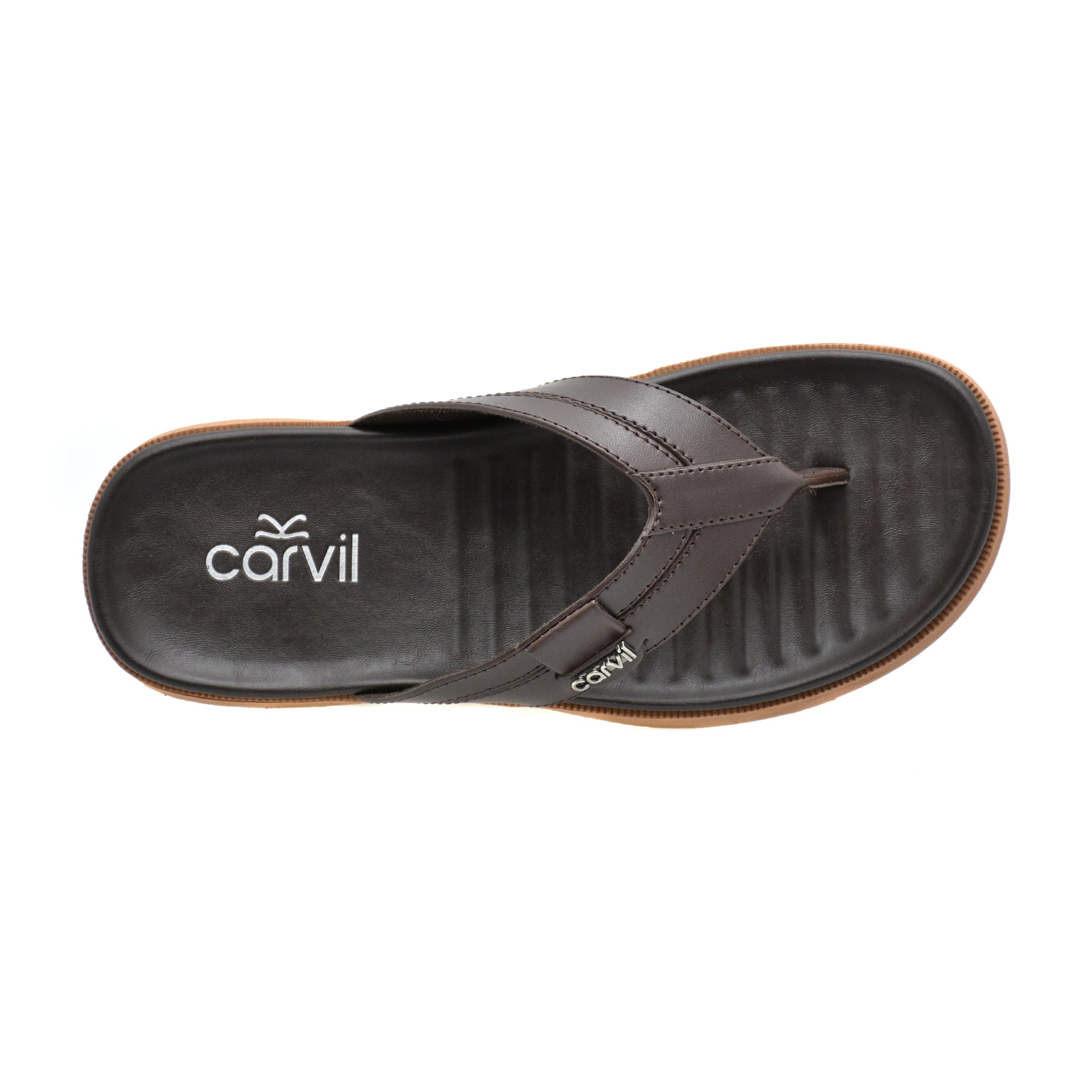 Carvil Sandal Pria DERICK-01 M DARK BROWN