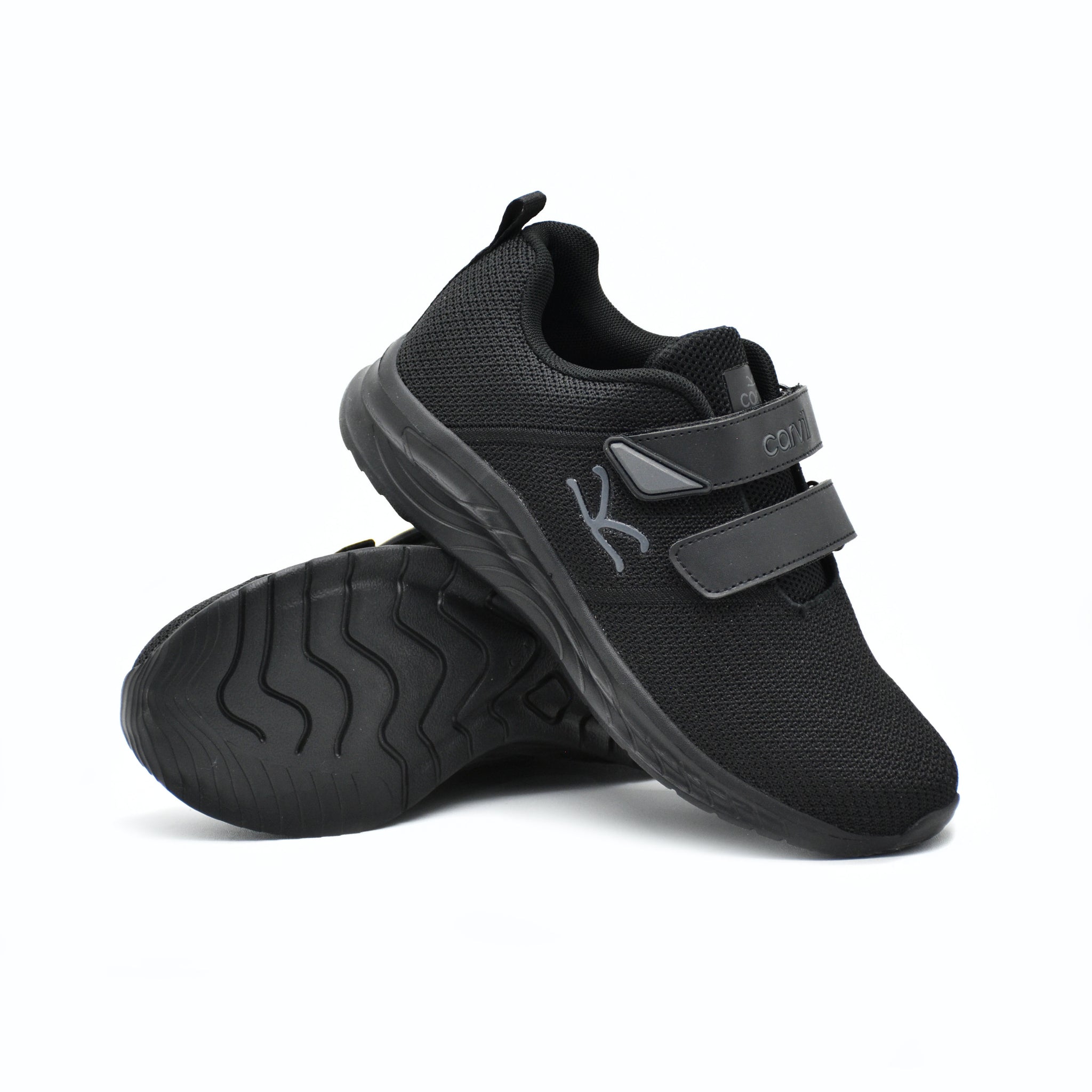 CARVIL SEPATU ANAK SEPATU DERYL-01 T BLACK/BLACK