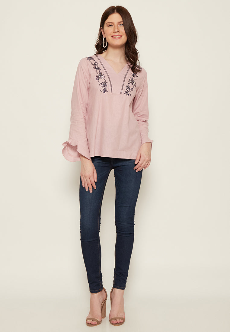 Carvil Blouse Wanita DIRA-PNK