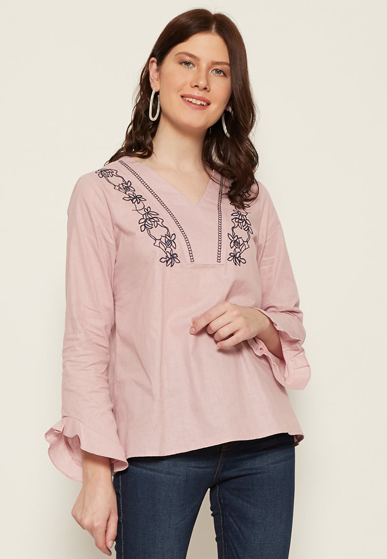 Carvil Blouse Wanita DIRA-PNK