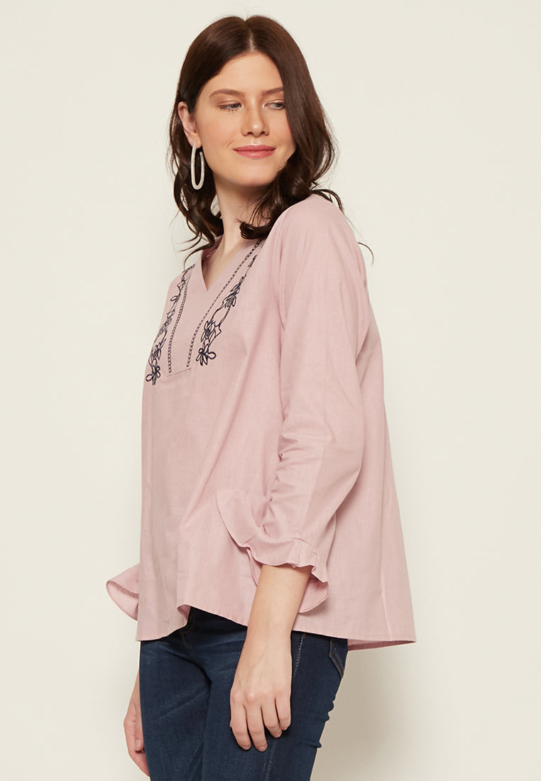 Carvil Blouse Wanita DIRA-PNK