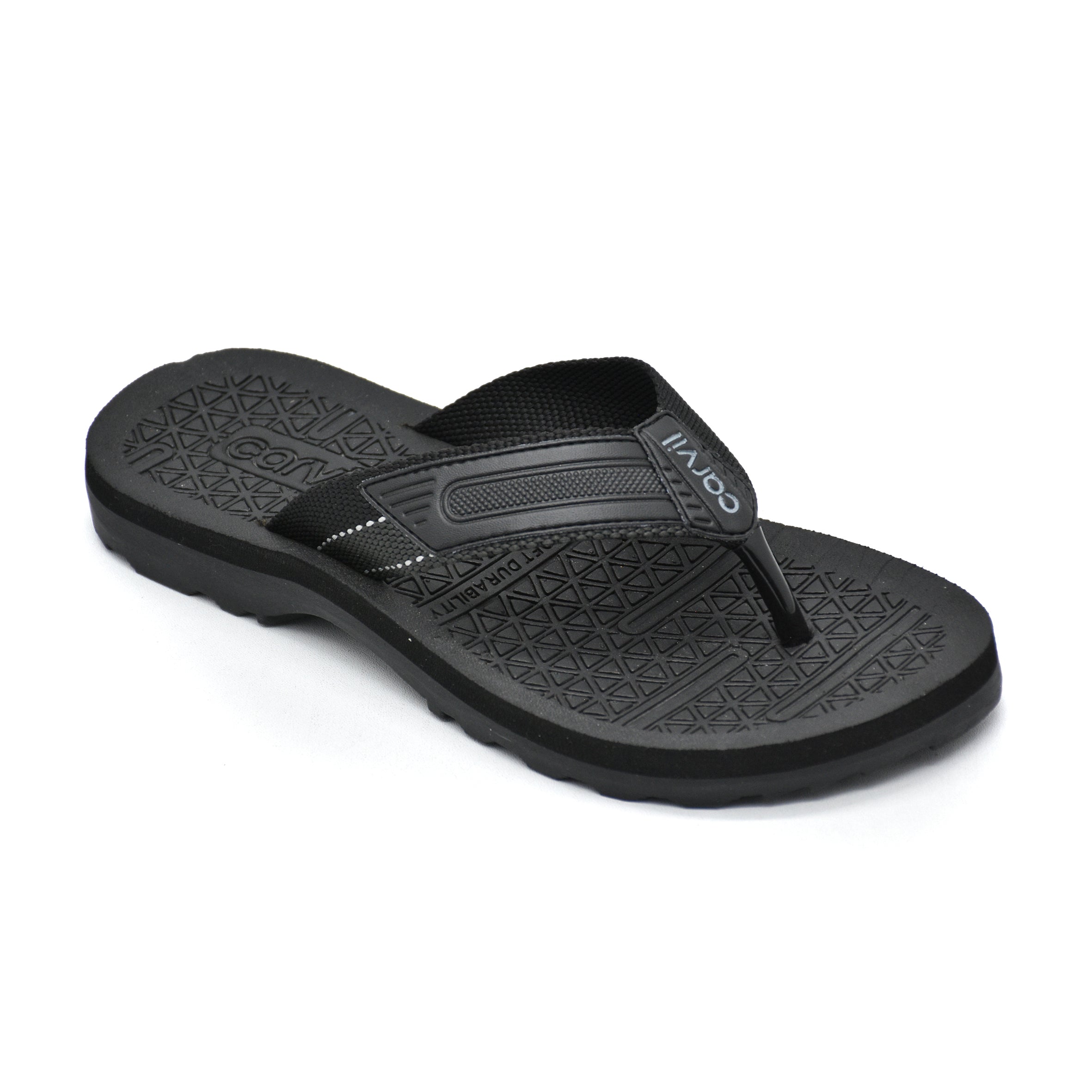 Carvil Sandal Pria ELZIO-M BLACK/GREY