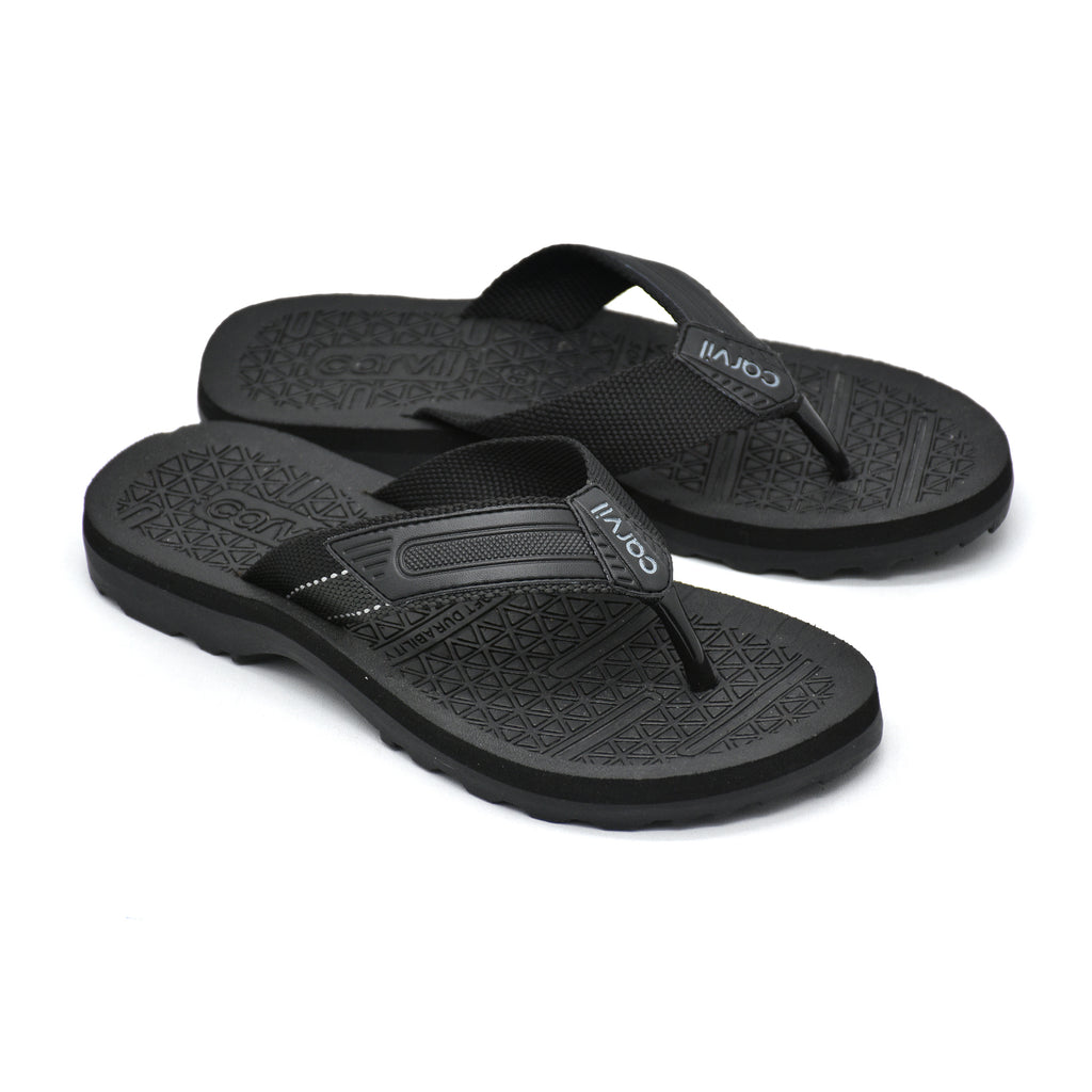 Carvil Sandal Pria ELZIO-M BLACK/GREY