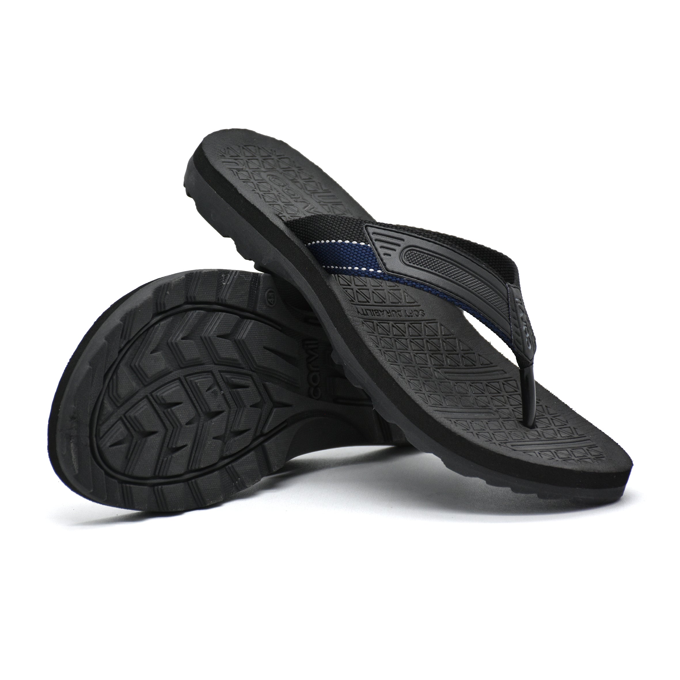Carvil Sandal Pria ELZIO-M BLACK/NAVY