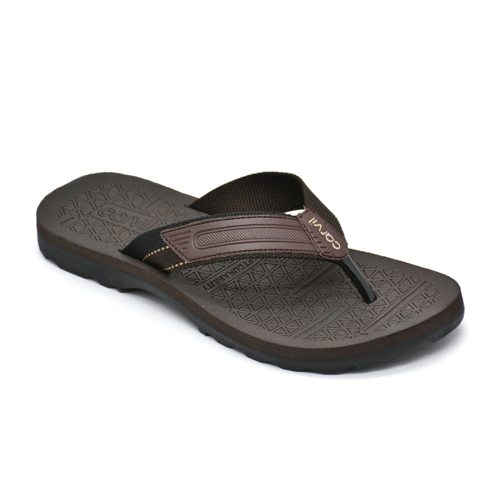 Carvil Sandal Pria ELZIO-M BROWN/BEIGE