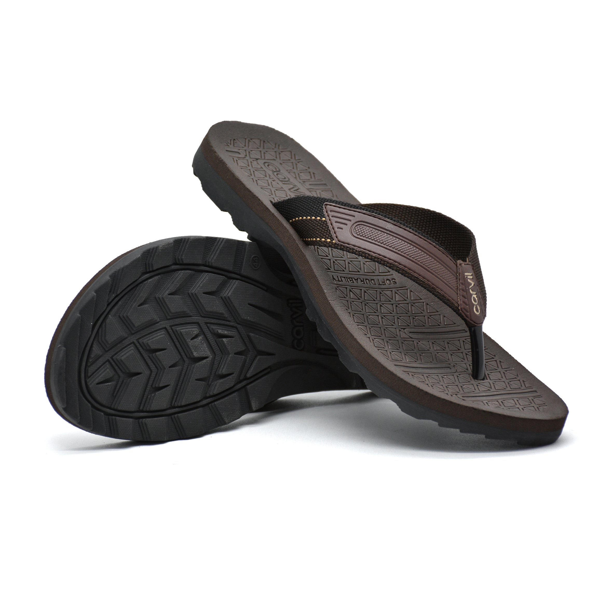Carvil Sandal Pria ELZIO-M BROWN/BEIGE