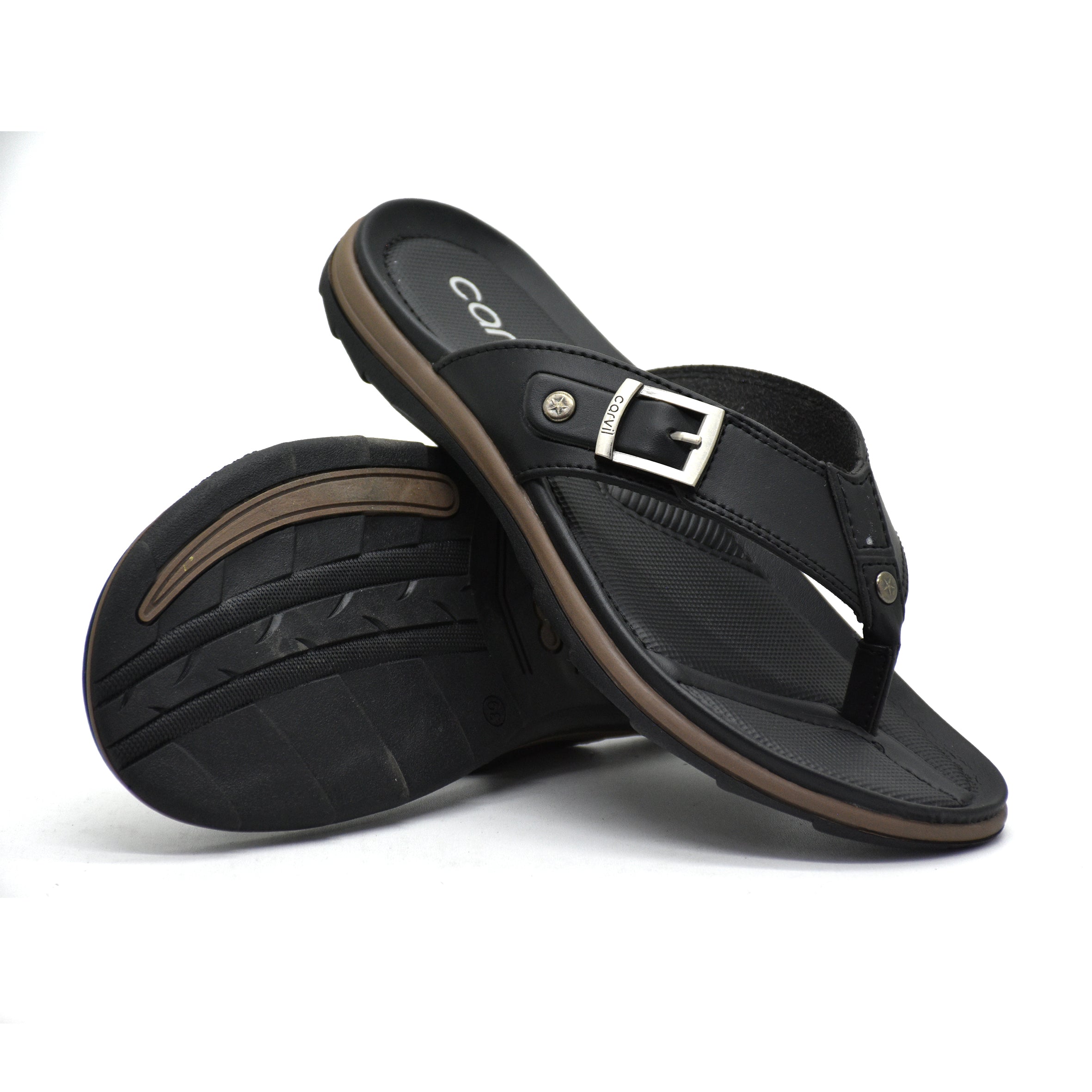 Carvil Sandal Pria ENVIO-01 M BLACK